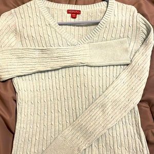 Light blue pullover sweater